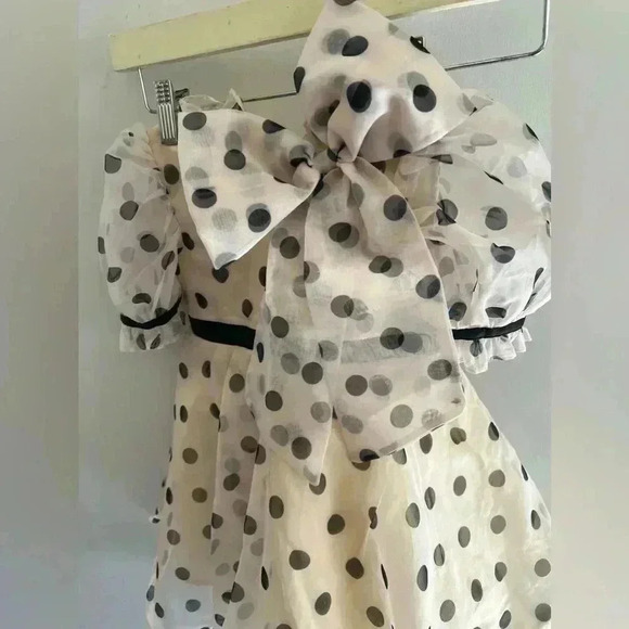 Janya’s Closet Puff Sleeve Tulle Dress Size 2-3T - Picture 3 of 6